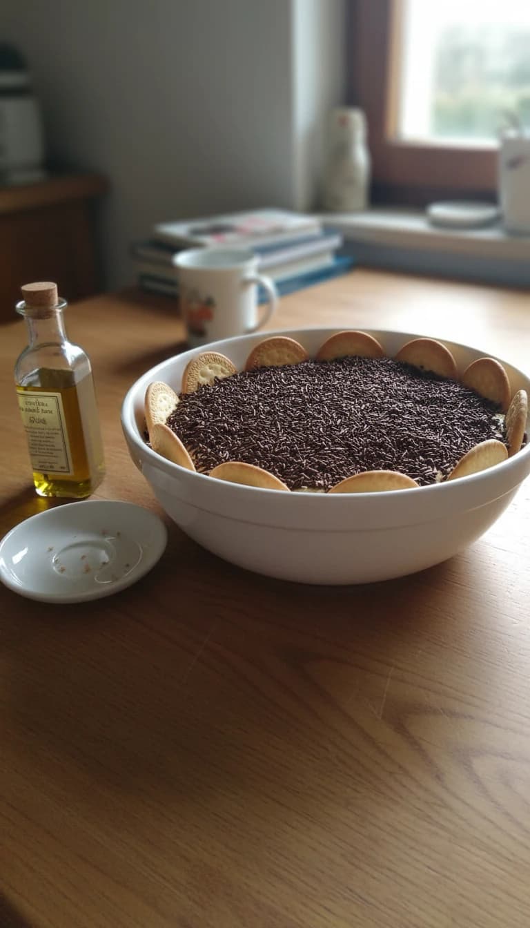 Torta Cremosa de Chocolate com Bolacha Maria