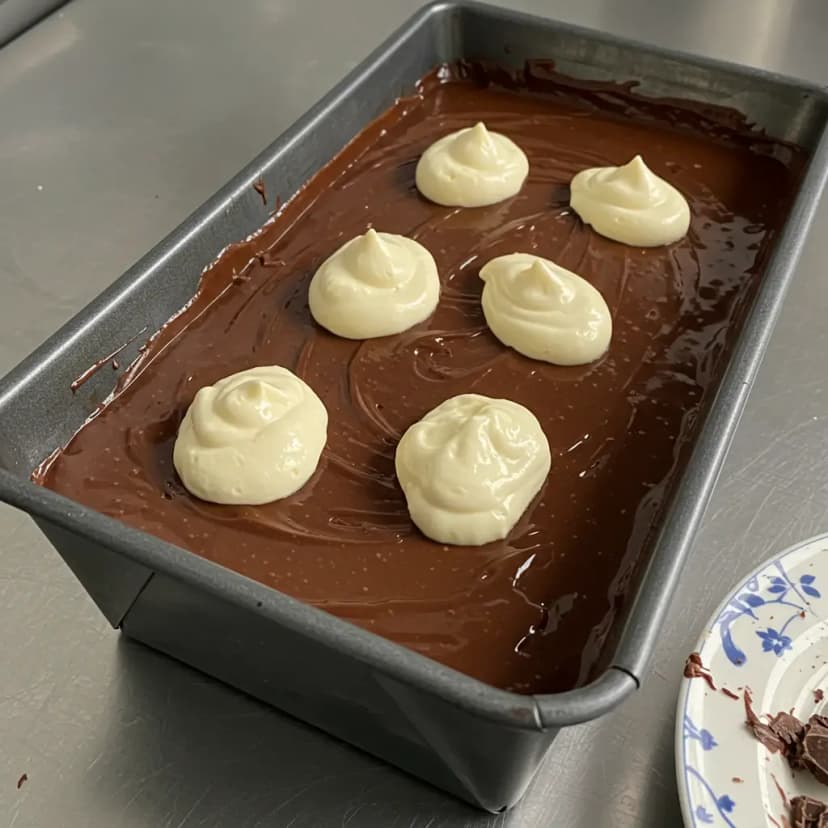 Torta Cremosa de Chocolate com Recheio Branco