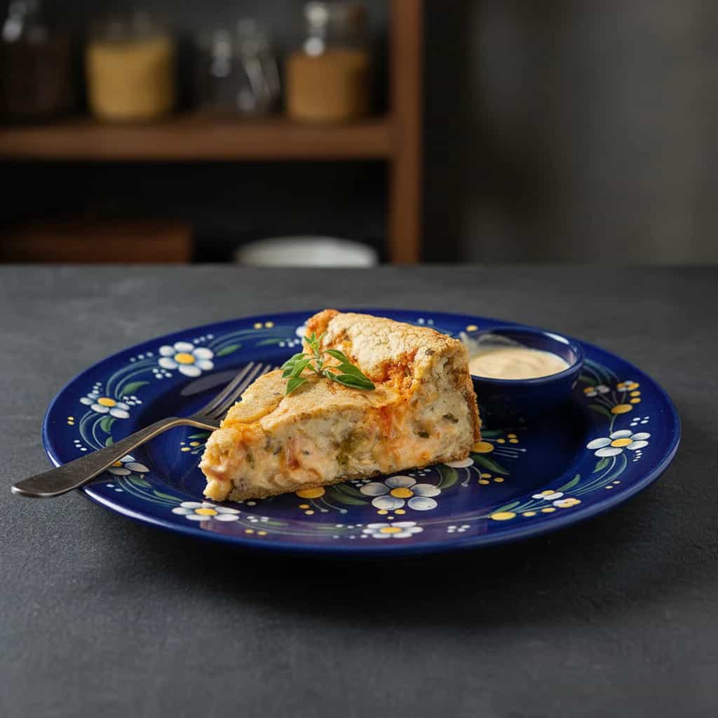 Torta Cremosa de Frango ao Molho