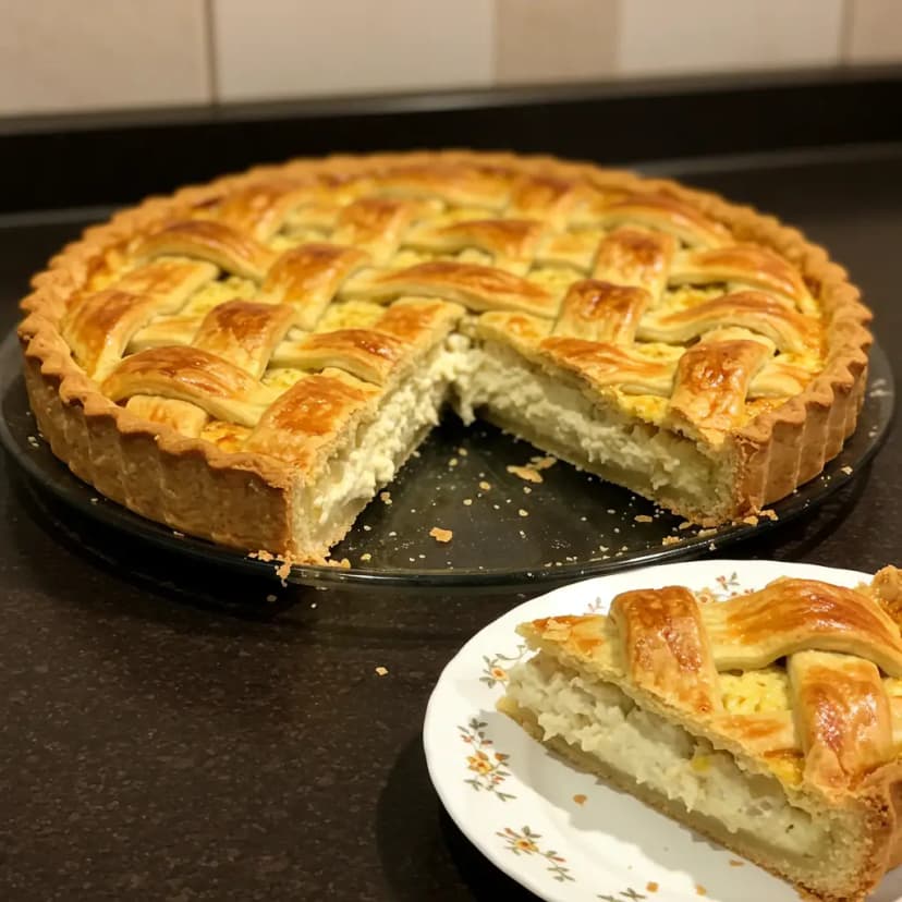 Torta Cremosa de Frango com Catupiry
