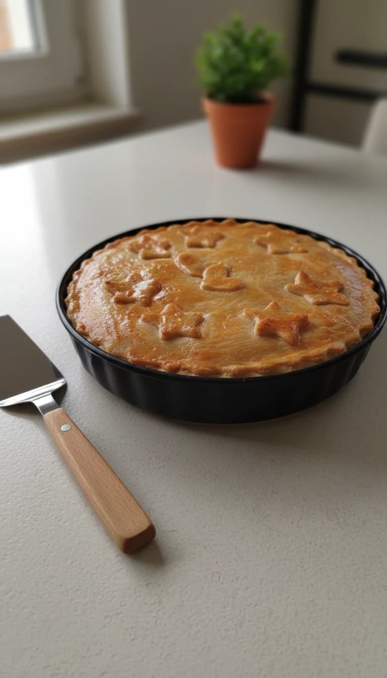 Torta Cremosa de Frango com Requeijão