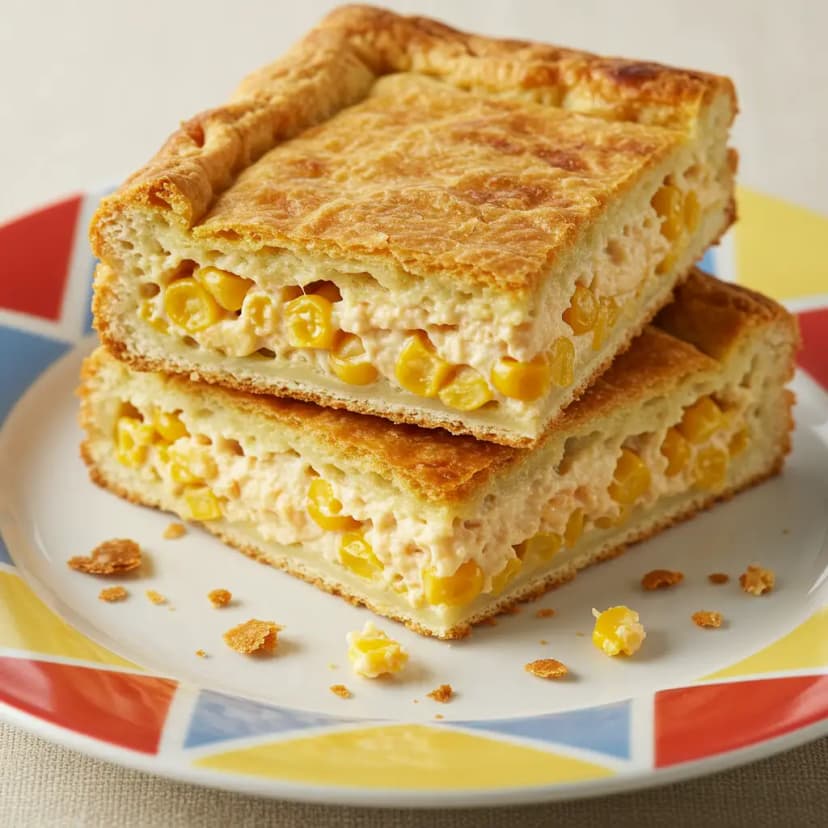 Torta Cremosa de Frango com Requeijão