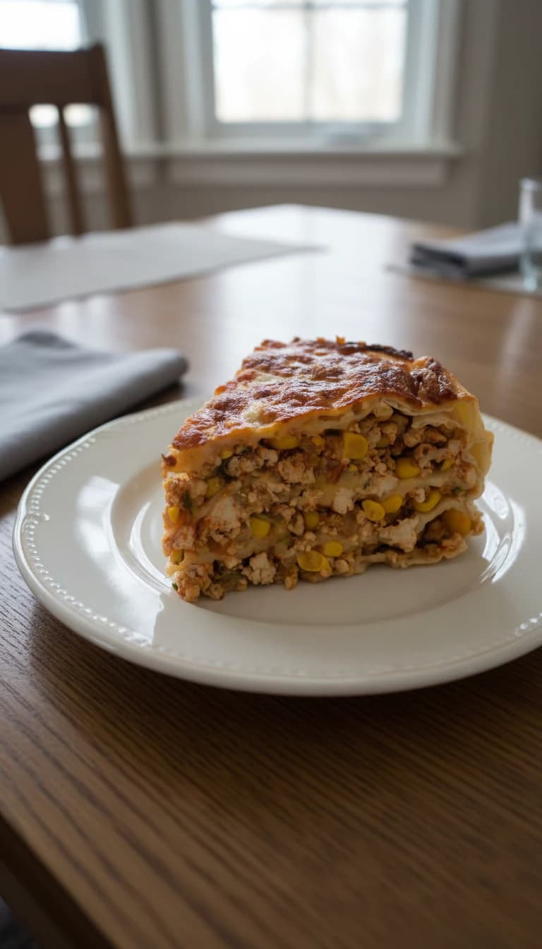 Torta Cremosa de Frango e Milho na Air Fryer