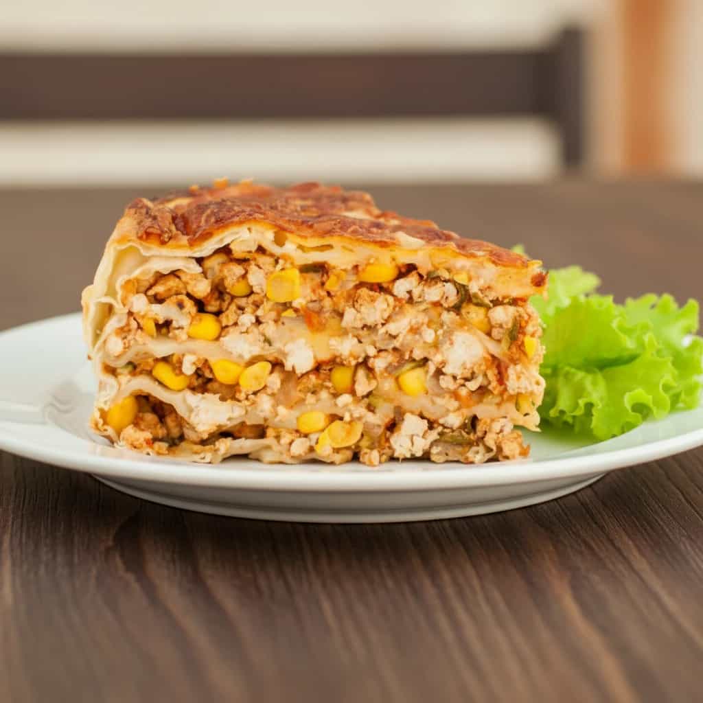 Torta Cremosa de Frango e Milho na Air Fryer