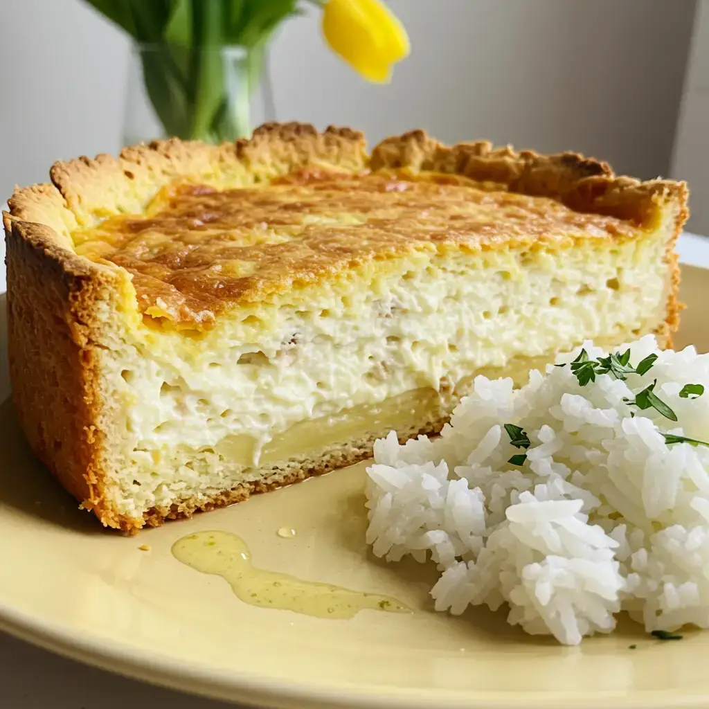 Torta Cremosa de Frango e Palmito