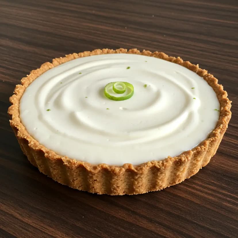 Torta Cremosa de Limão com Base Crocante