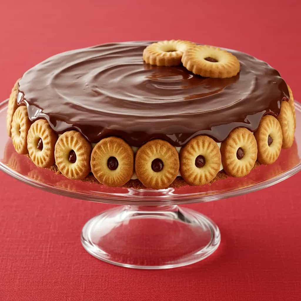 Torta Cremosa de Limão com Chocolate