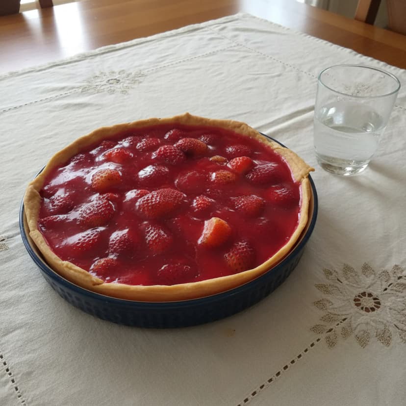 Torta Cremosa de Morango