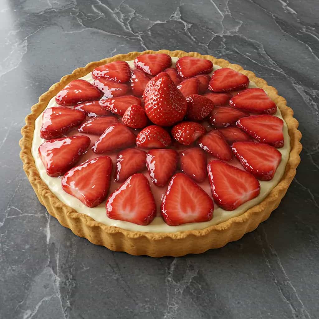 Torta Cremosa de Morango