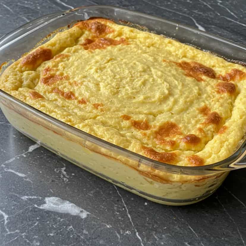 Foto deliciosa de Torta Cremosa de Pão com Frango e Milho pronta para servir - Tortas Salgadas