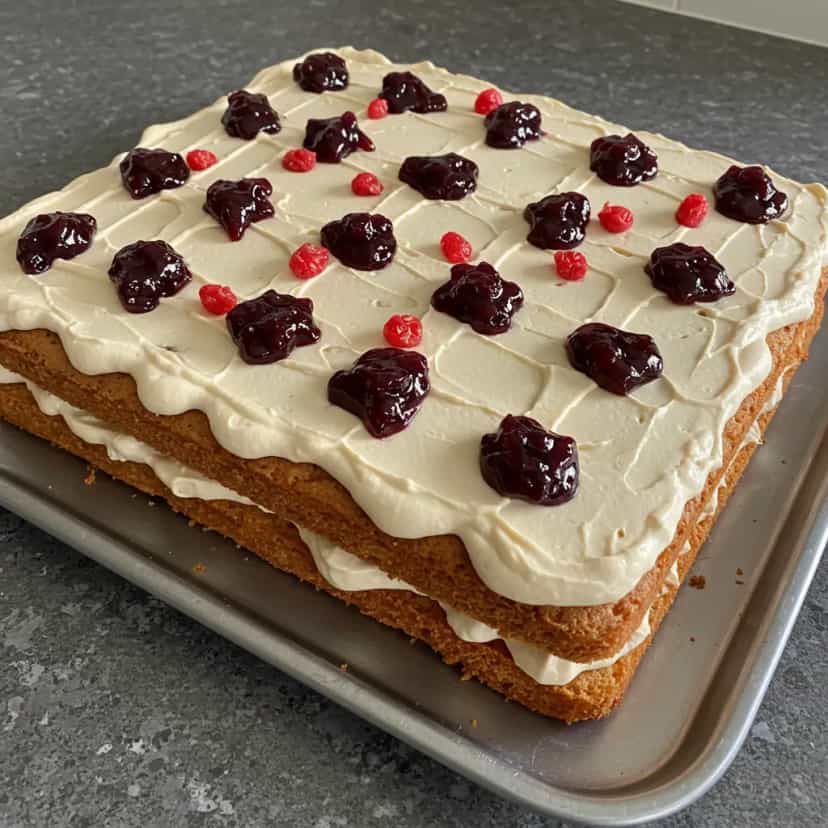 Foto deliciosa de Torta Cremosa de Tapioca e Coco pronta para servir - Tortas & Tortinhas