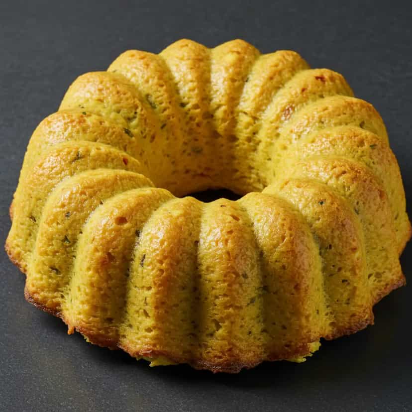 Foto deliciosa de Torta de Arroz com Calabresa e Queijo pronta para servir - Tortas Salgadas