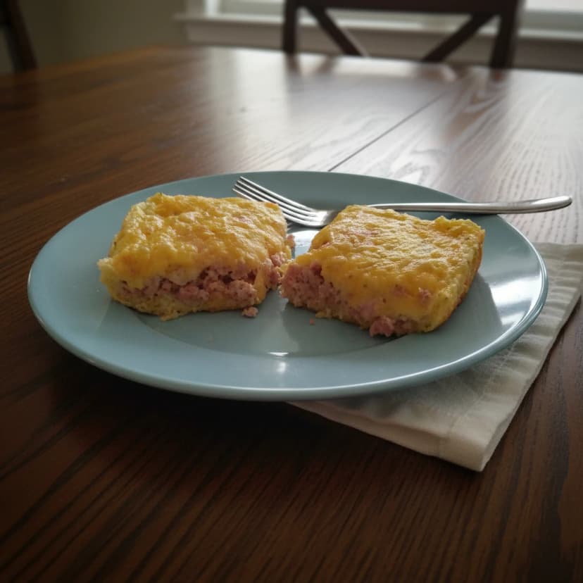 Torta de Arroz com Calabresa e Requeijão