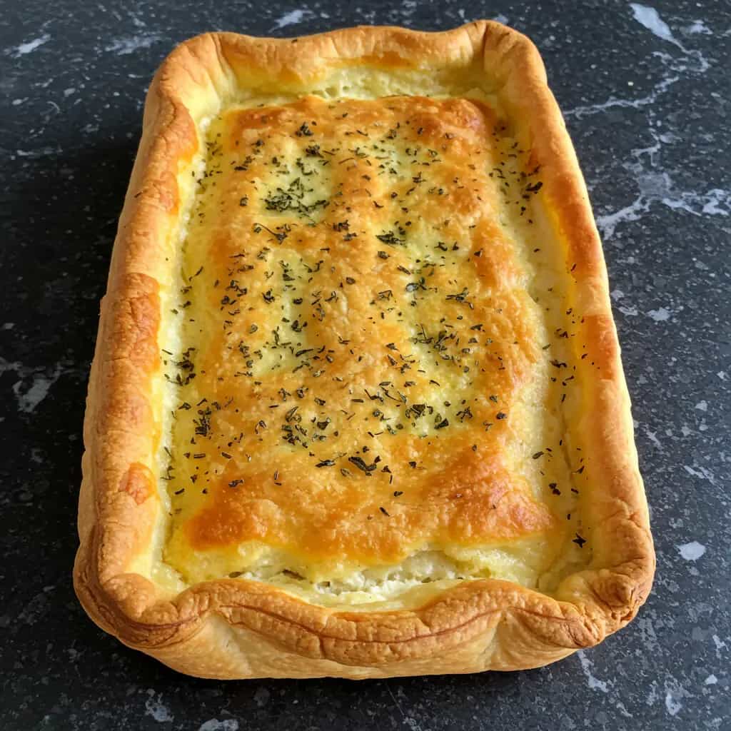 Torta de Atum com Azeitonas e Requeijão