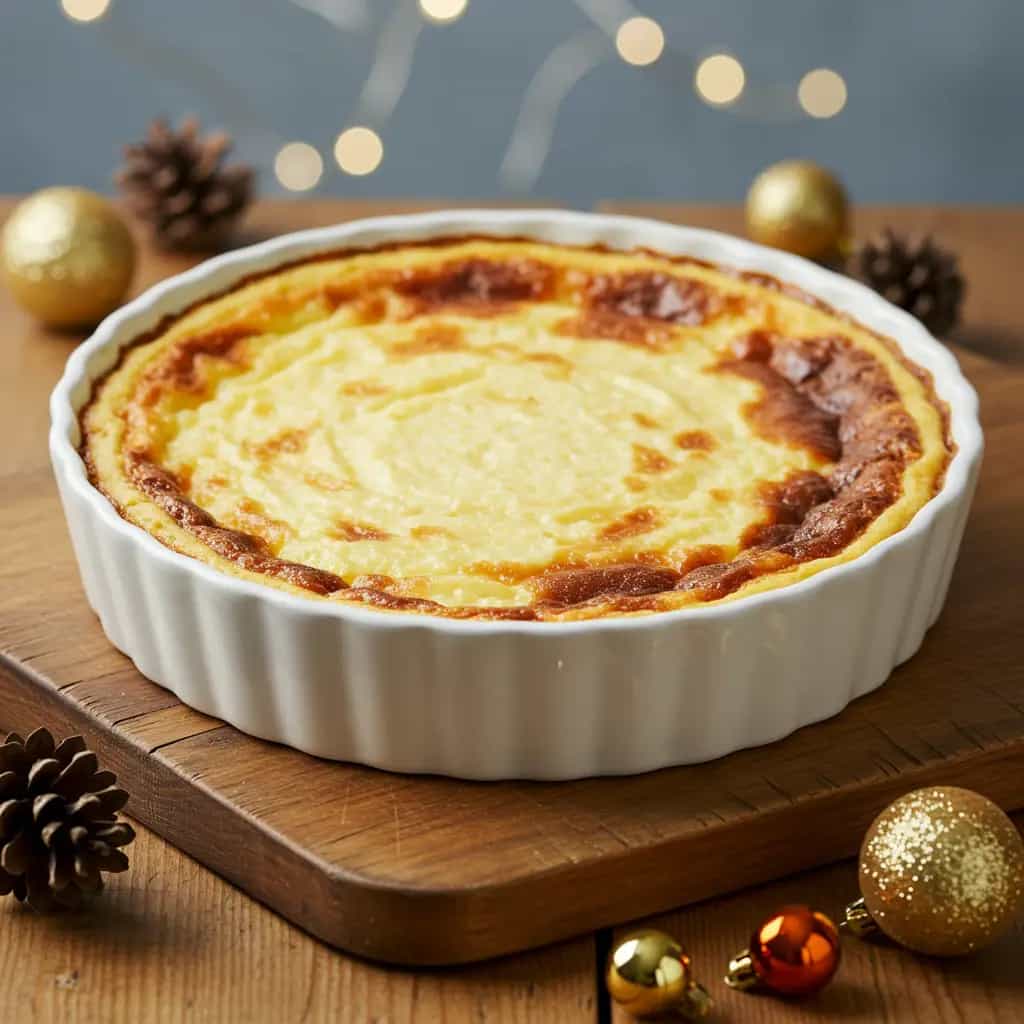 Torta de Bacalhau com Massa Caseira