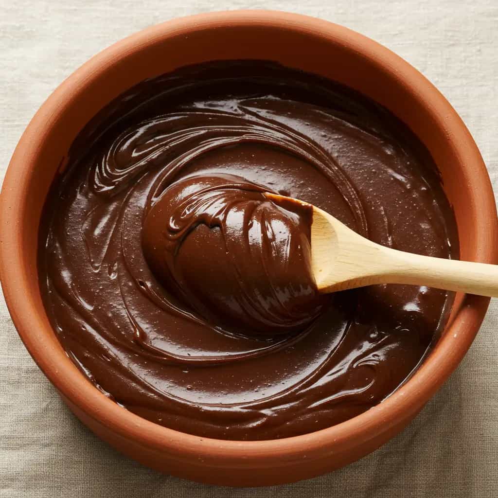 Torta de Banana com Deliciosa Calda de Chocolate