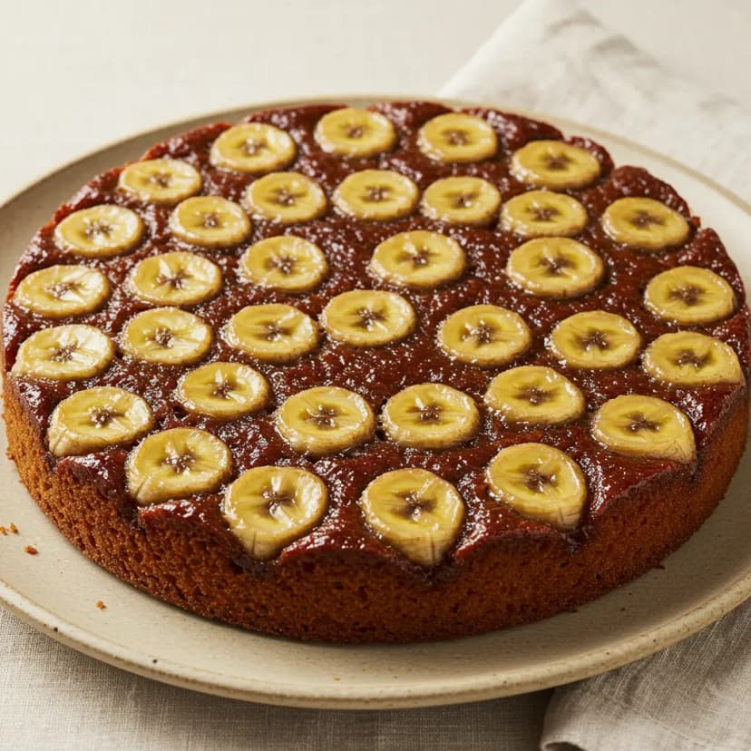 Torta de Banana com Farofa de Coco