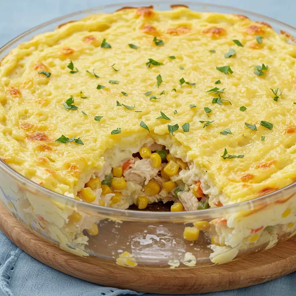 Torta de Batata com Frango