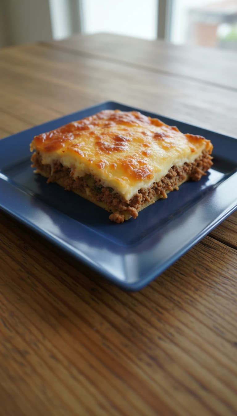 Torta de Batata e Carne Moída