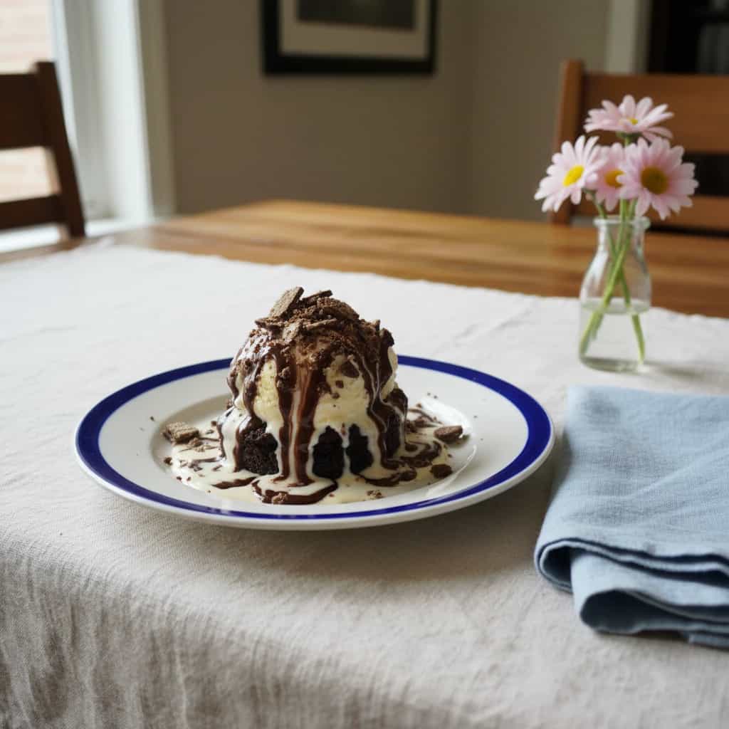 Torta de Bis com Cobertura de Chocolate