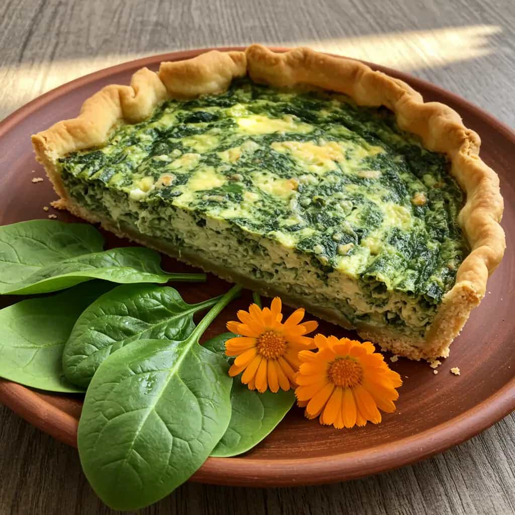 Torta de Espinafre e Queijo: Receita Caseira