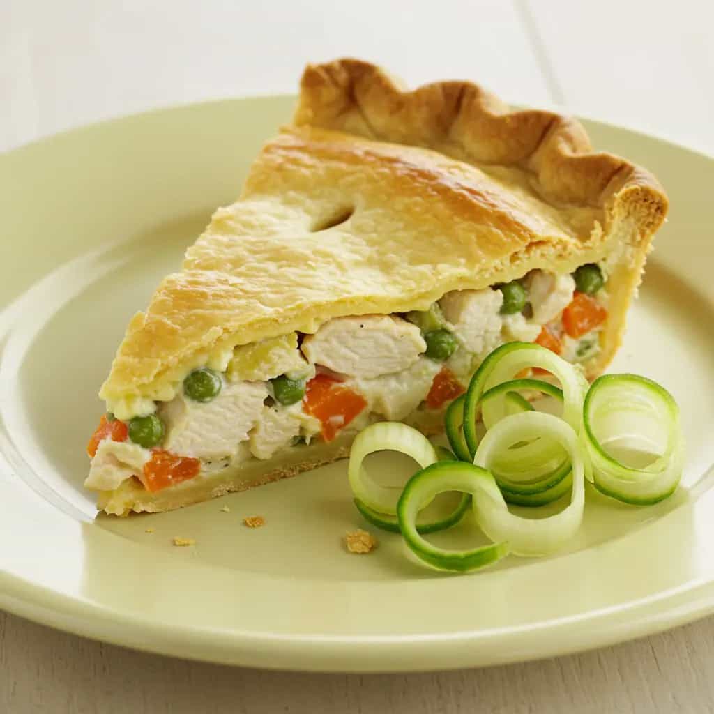 Torta de Frango ao Curry com Iogurte