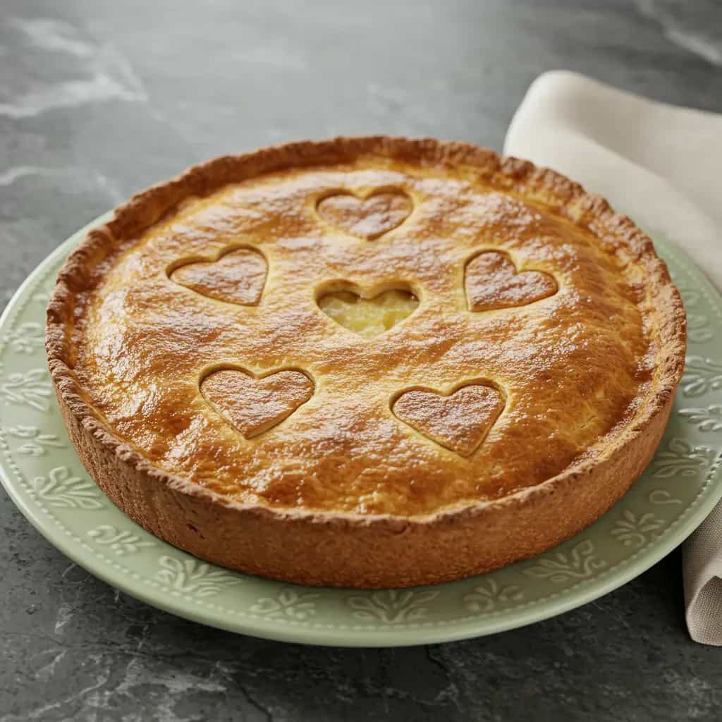 Torta de Frango com Palmito