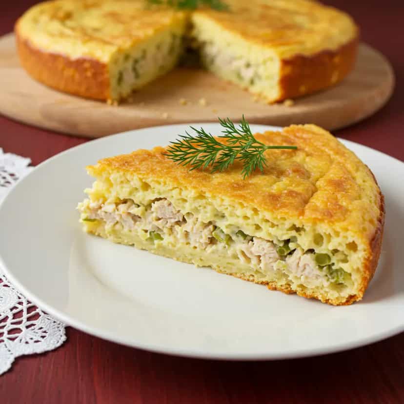 Foto deliciosa de Torta de Frango Cremosa e Fácil pronta para servir - Outras Receitas