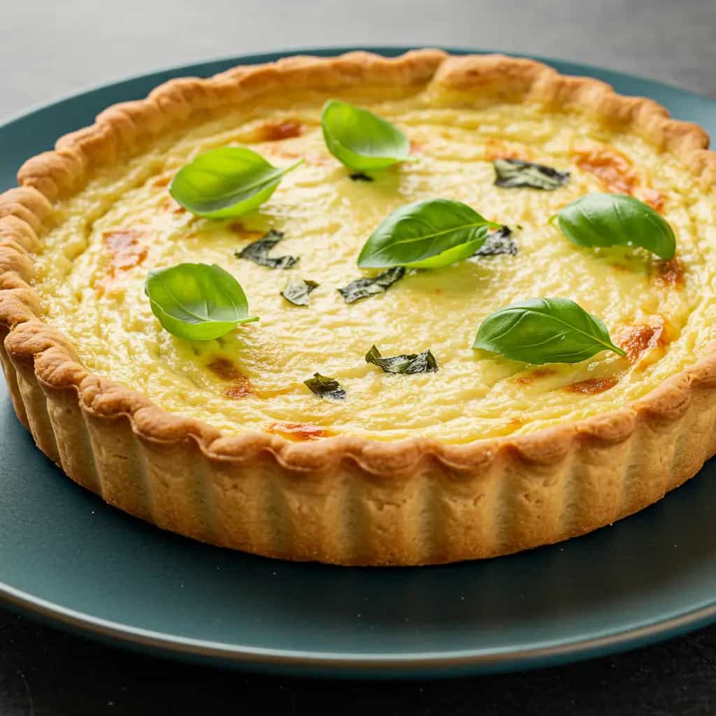 Torta de Frango Gratinada com Requeijão