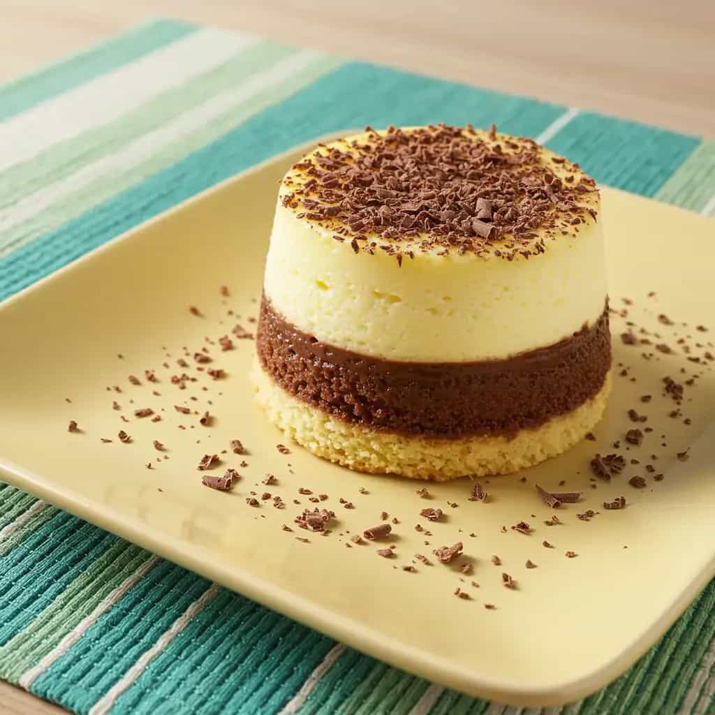 Torta de Maracujá com Camadas de Chocolate