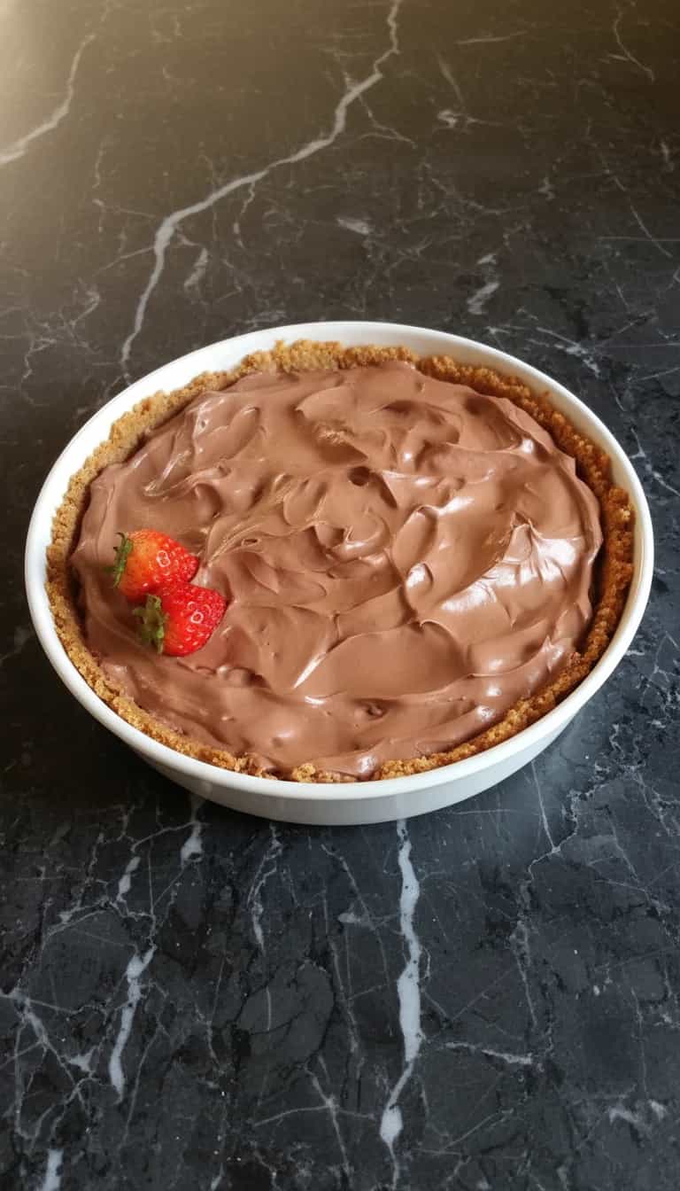 Torta de Morango com Chantilly de Chocolate