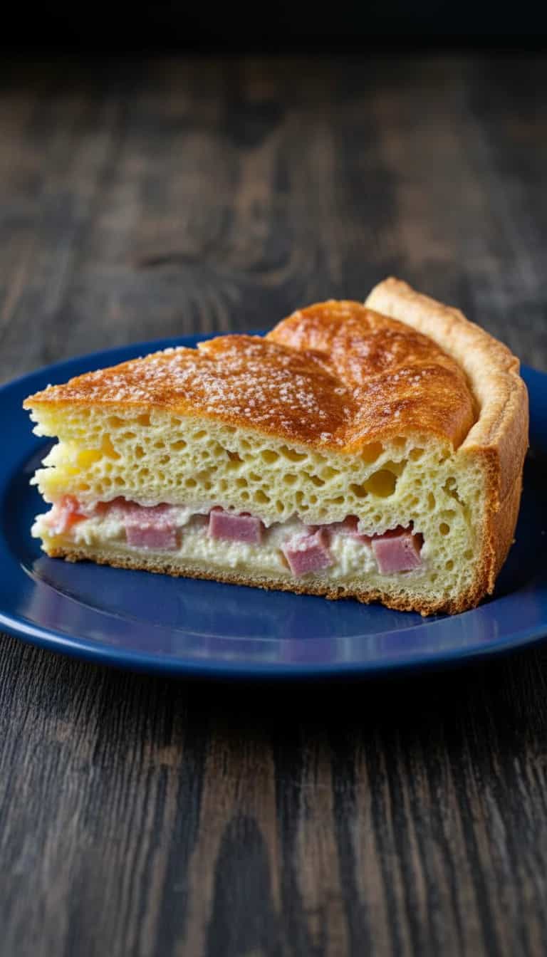 Torta de Presunto e Mussarela