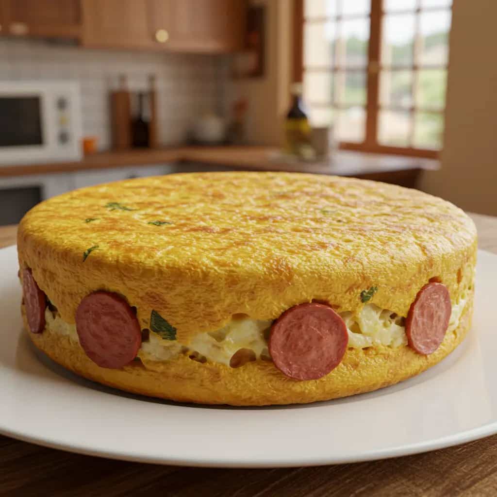 Torta fácil de salsicha