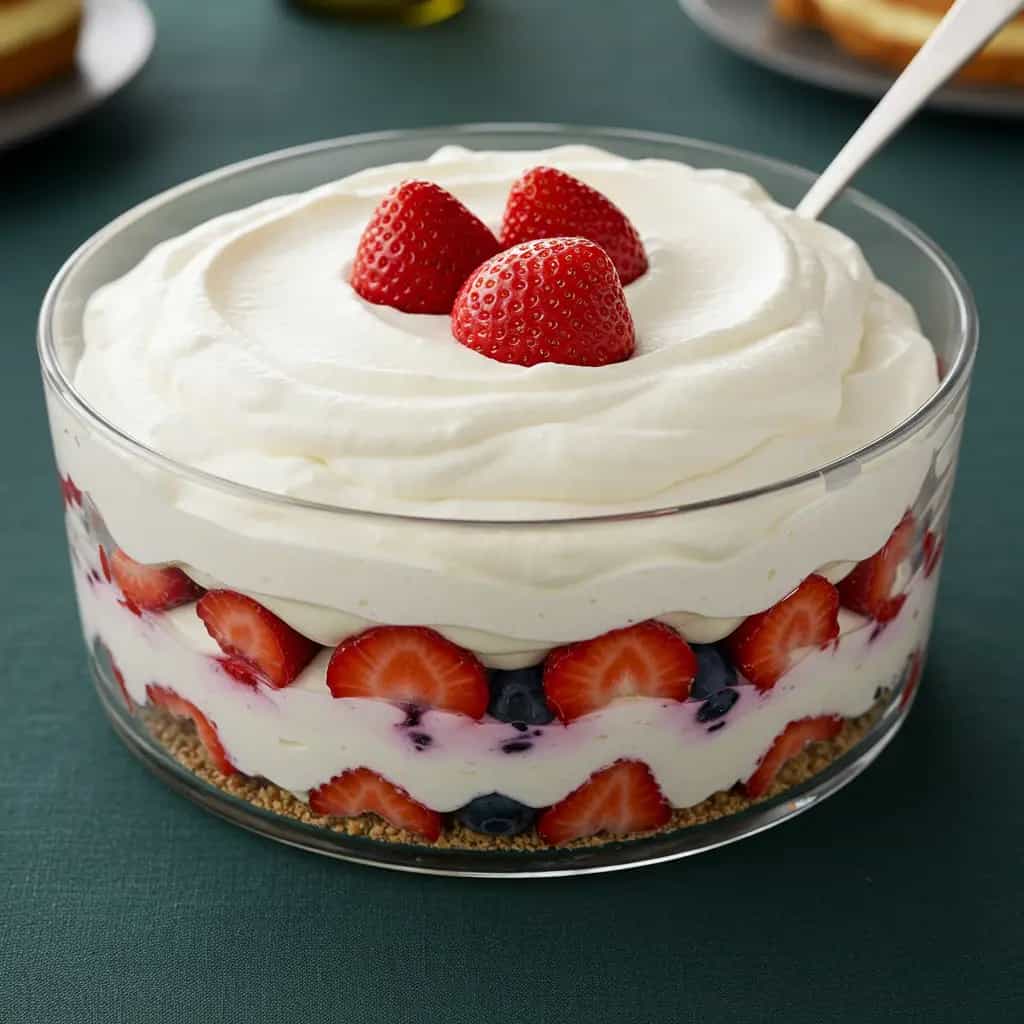 Torta Gelada de Morangos com Chantilly