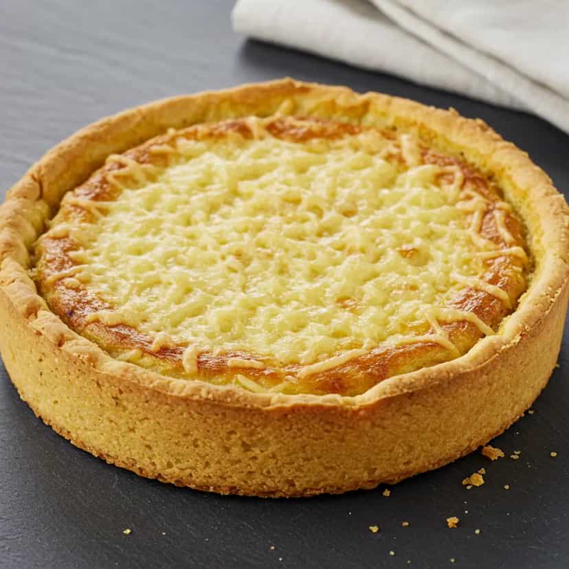 Foto deliciosa de Torta Salgada de Brócolis e Queijo pronta para servir - Tortas Salgadas