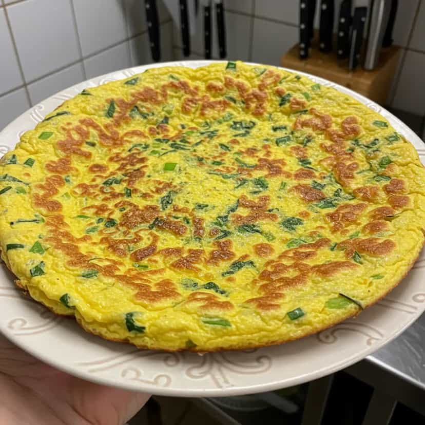 Foto deliciosa de Tortilha de Legumes pronta para servir - Outras Receitas
