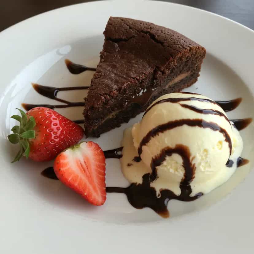 Foto deliciosa de Tradicional brownie americano pronta para servir - Brownies & Cookies
