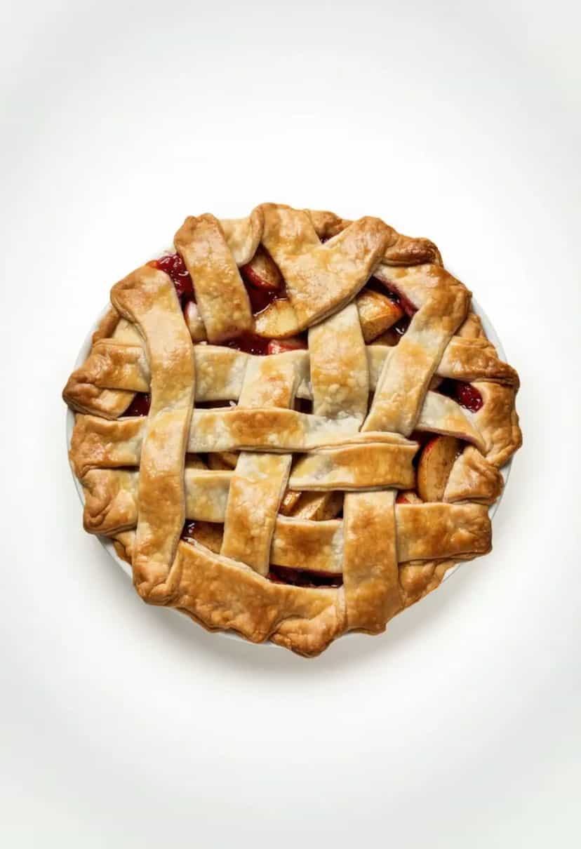 Foto deliciosa de Torta de Maçã Tradicional pronta para servir - Tortas & Tortinhas