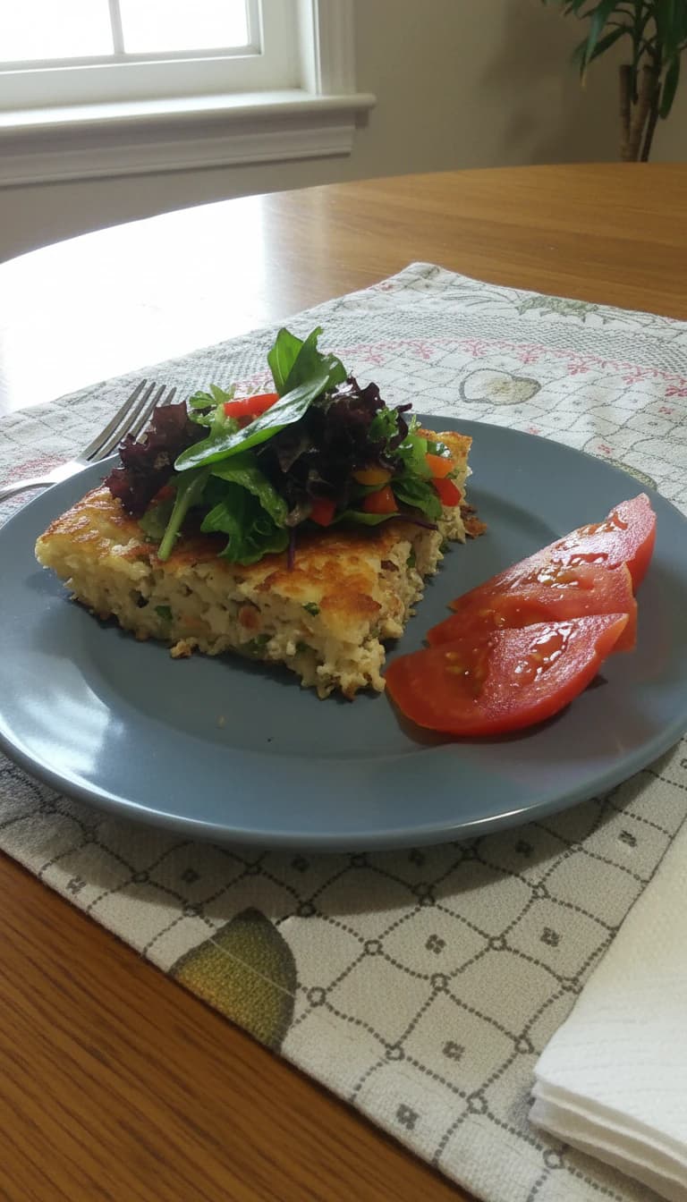 Trouxinha de Queijo com Salada Tropical