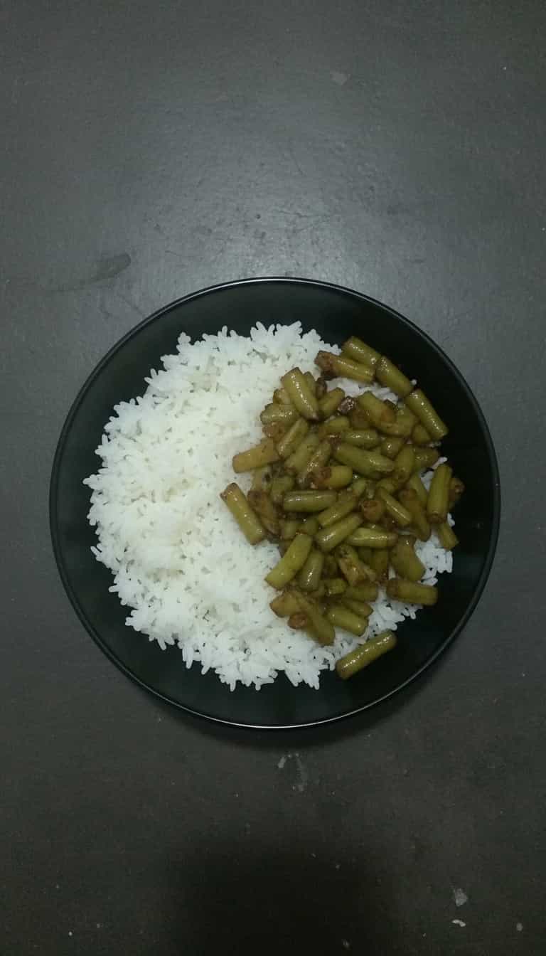 Vagem Salteada com Shoyu e Vinagre