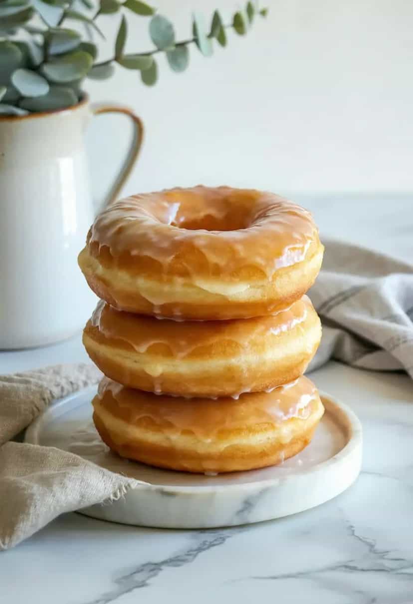 Foto deliciosa de Donuts de Baunilha pronta para servir - Outras Receitas
