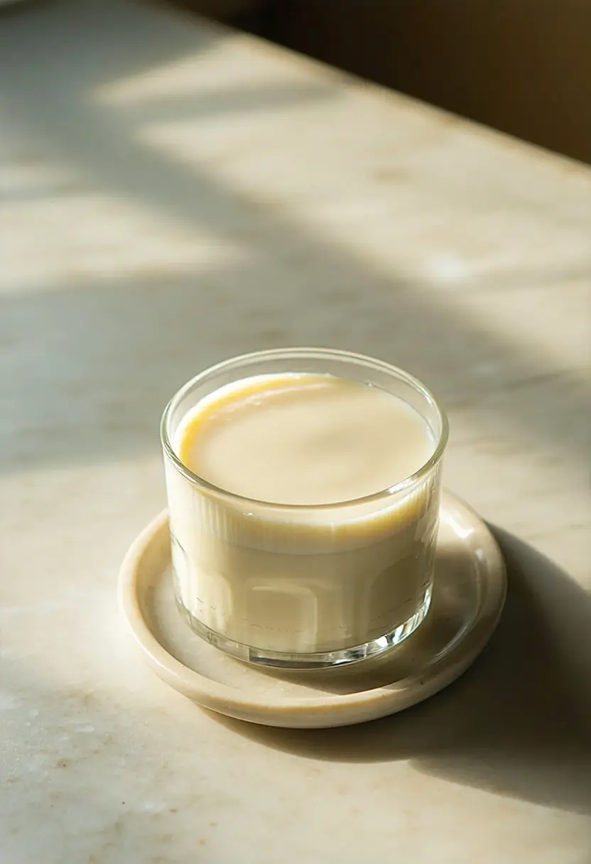 Foto deliciosa de Panna Cotta de Baunilha pronta para servir - Pudins & Cremes