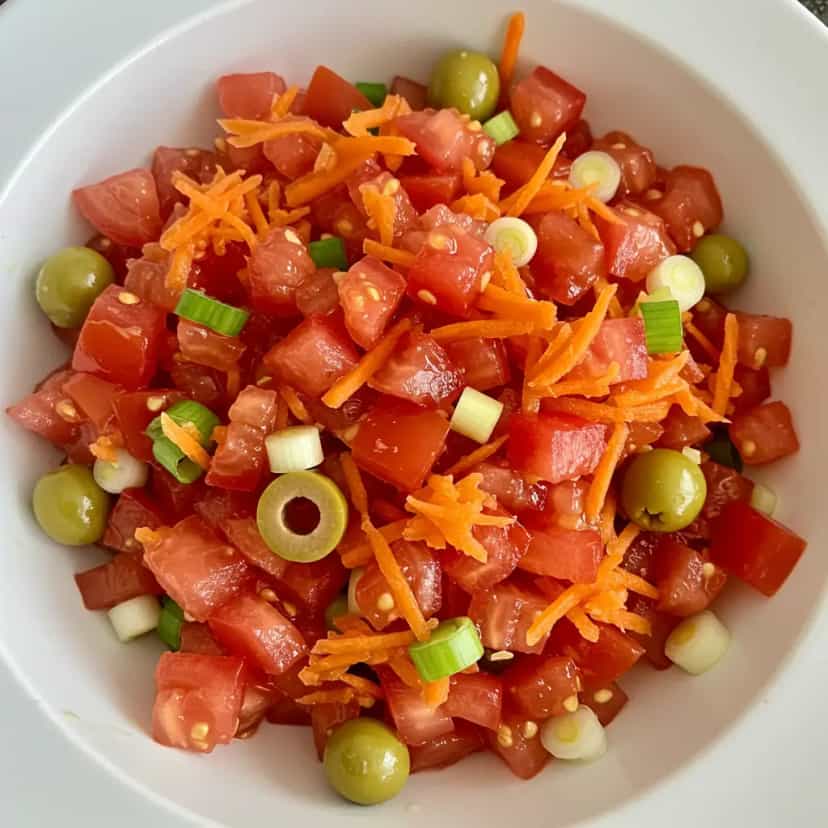 Foto deliciosa de Vinagrete fácil pronta para servir - Até 5 Ingredientes