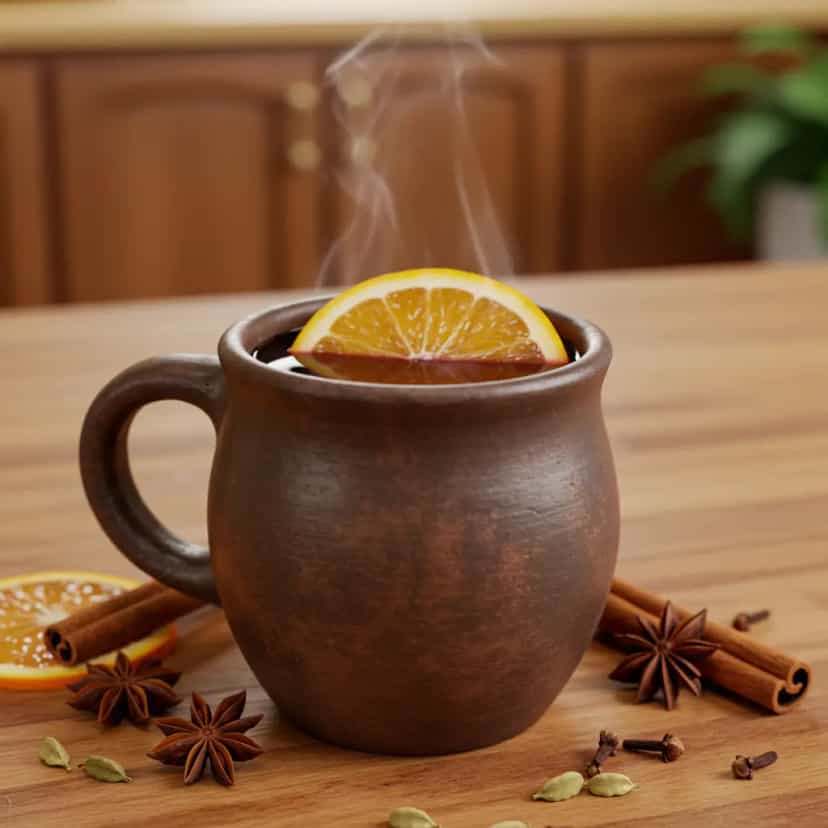 Foto deliciosa de Vinho quente pronta para servir - Bebidas Quentes