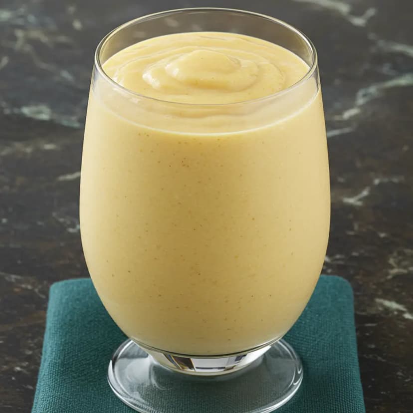 Vitamina Cremosa de Soja com Linhaça e Frutas