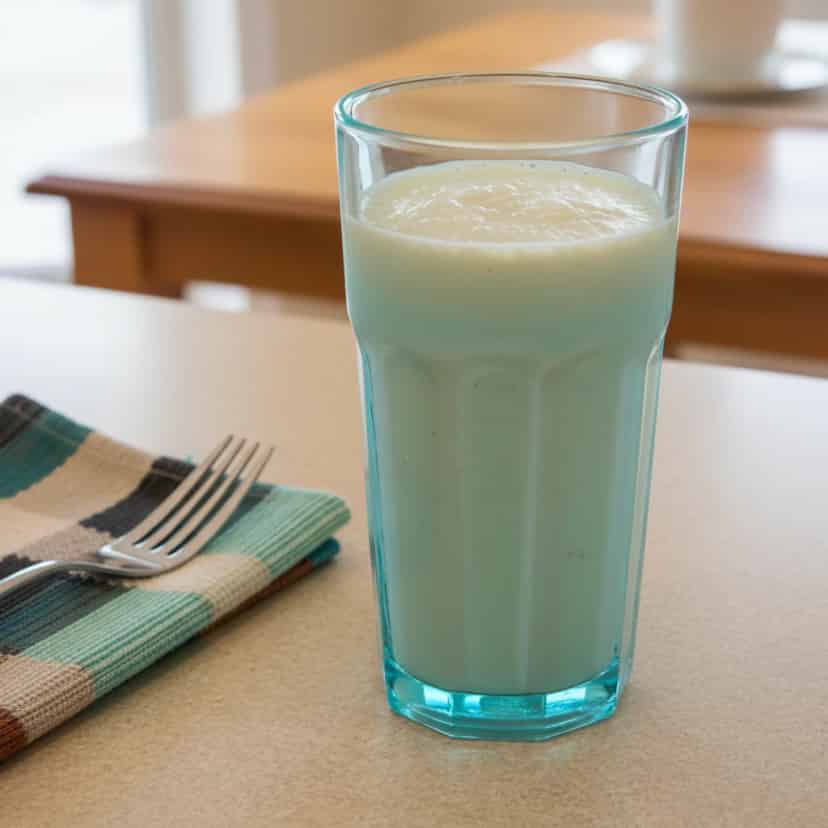 Vitamina de Banana com Aveia e Linhaça