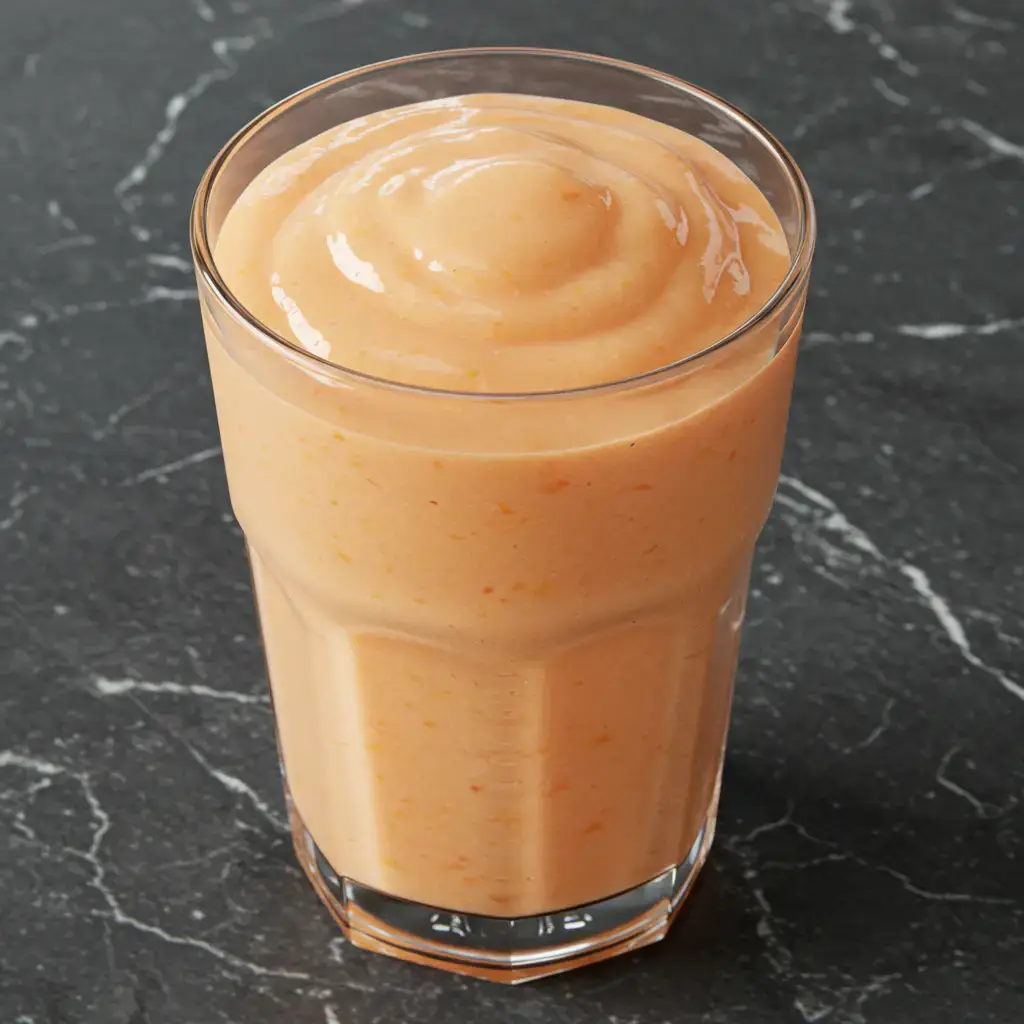 Vitamina de Frutas Tropicais com Granola