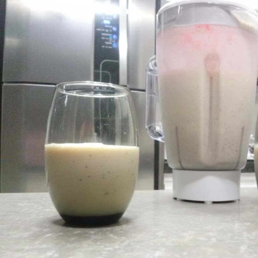 Foto deliciosa de Vitamina de maracujá pronta para servir