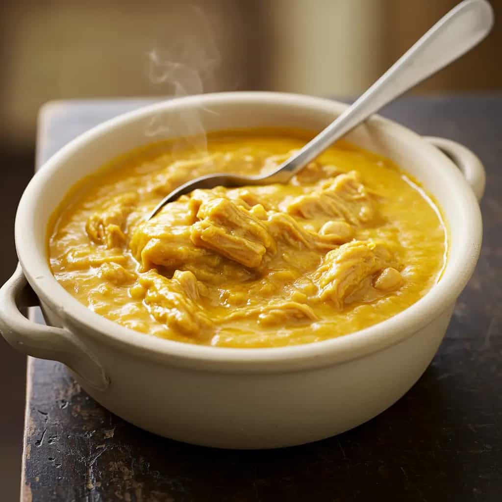 Xinxim de Galinha Cremoso com Castanha e Camarão