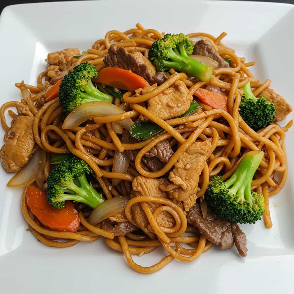 Yakissoba de Carne e Frango